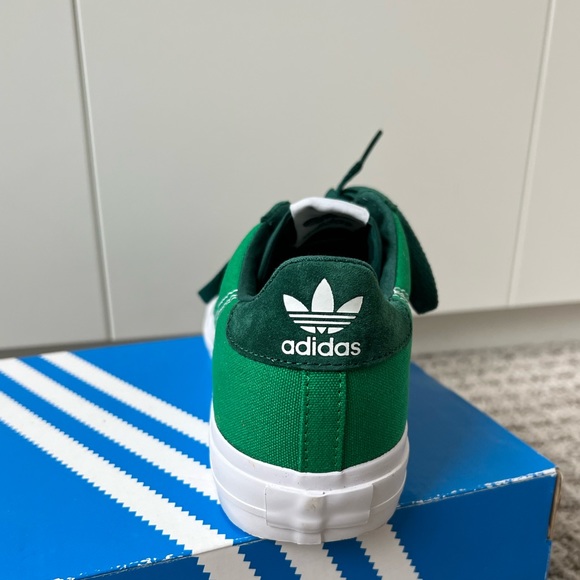 Adidas Originals Continental Vulc Sneaker Green Suede size men’s 8 / women’s 10 - Picture 7 of 9